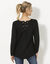Pull dos lacé (noir)