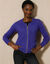 Cardigan zippé (violet)