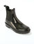 Bottines de pluie chelsea, semelle crantée (noir)
