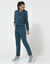 Sweat molleton uni (bleu canard)