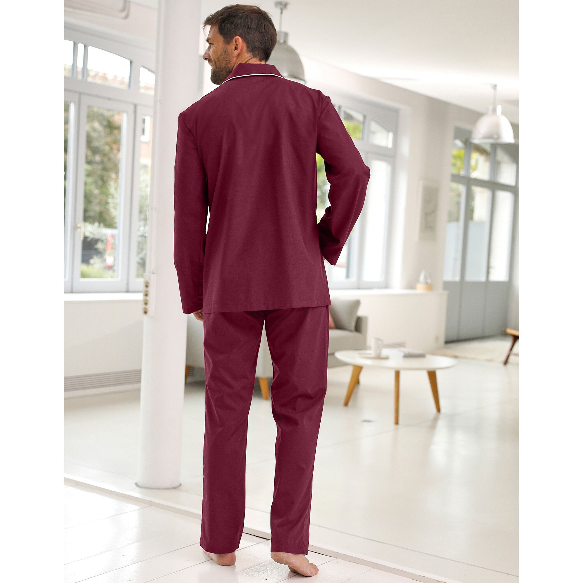 Blacheporte Homme Vêtements Sous-vêtements vêtements de nuit Peignoirs Pyjama Imprimé Popeline Polyester/coton 