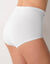 Culotte maxi Basic+, lot de 3 achetées +1 GRATUITE (1) (blanc)