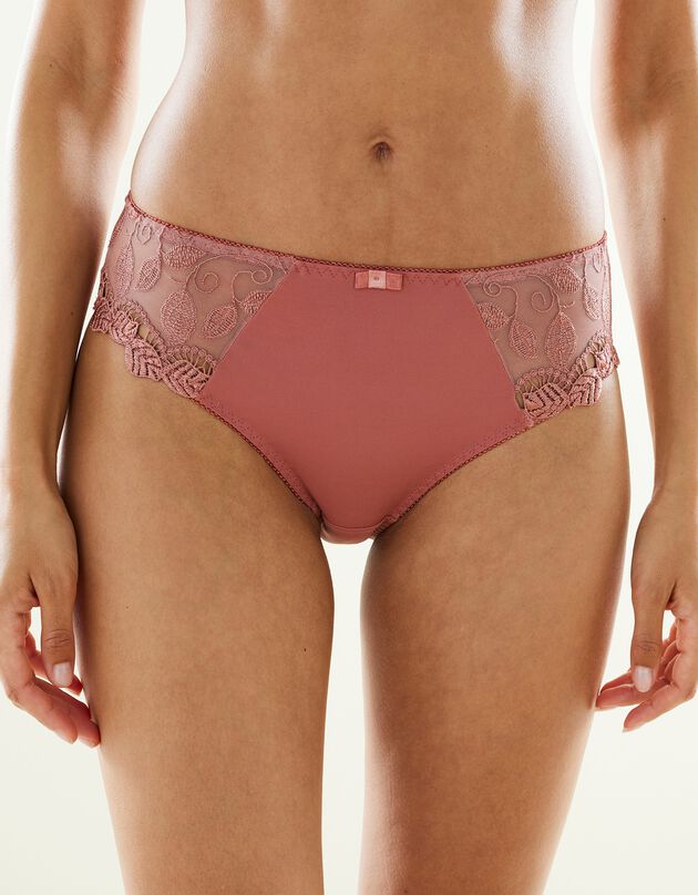 Culotte microfibre et guipure Rima - lot de 2 (grenade)