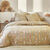 Linge de lit Mahe en coton imprimé ethnique  (beige)