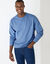 Sweat molleton col rond (bleu clair)
