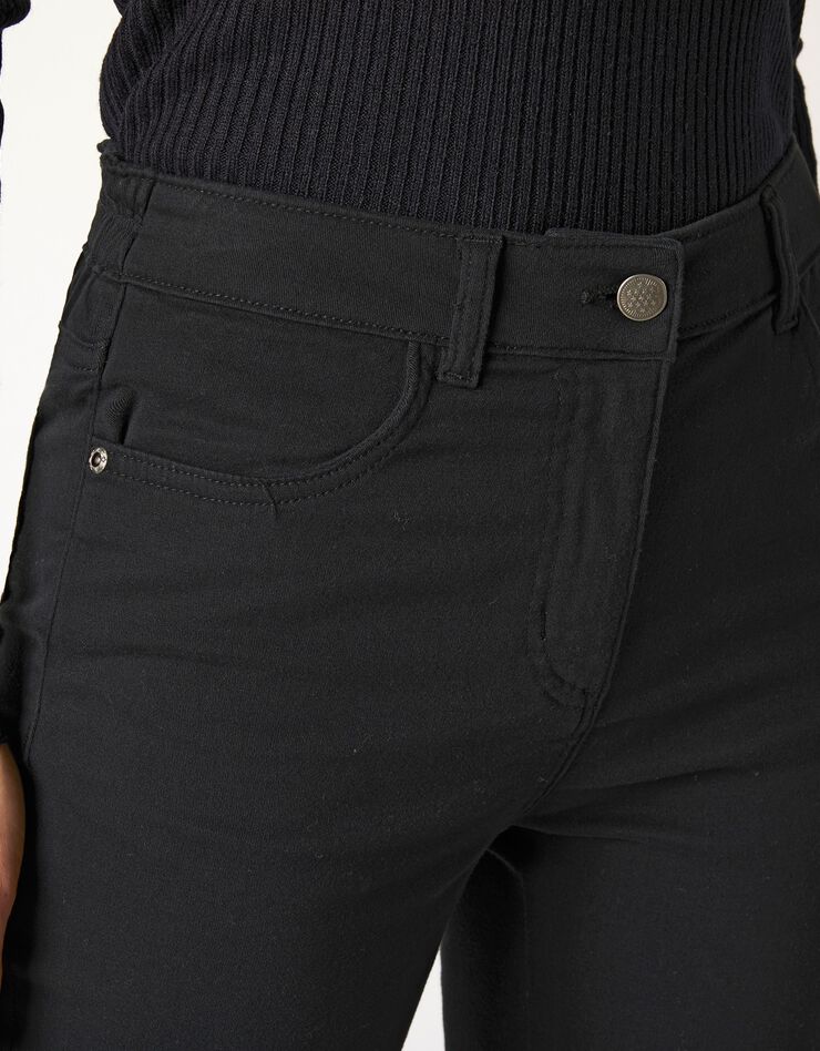 Pantalon droit, twill stretch (noir) Pantalon droit, twill stretch (noir)
