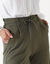 Pantalon droit, maille milano (kaki)