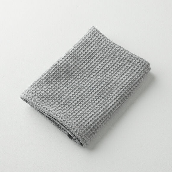 Serviette de bain nid d'abeille 320 g/m2 (gris)