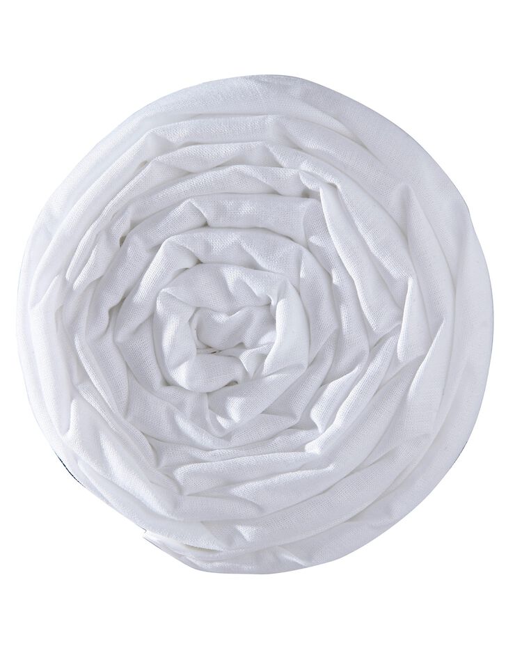 Drap-housse irrétrécissable uni coton (blanc)