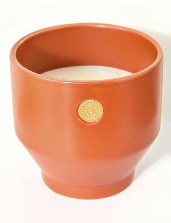 Bougie parfum&eacute;e en c&eacute;ramique (terracotta)