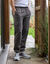 Pantalon molleton cargo bas resserr&eacute;s (anthracite chin&eacute;)