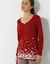 T-shirt imprimé fleurs - manches longues (cerise) T-shirt imprimé fleurs - manches longues (cerise)