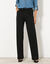 Pantalon droit, maille milano (noir)