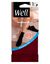 Mi-chaussettes 100D Sensation Polaire int&eacute;rieur pilou - 1 paire (grenat)