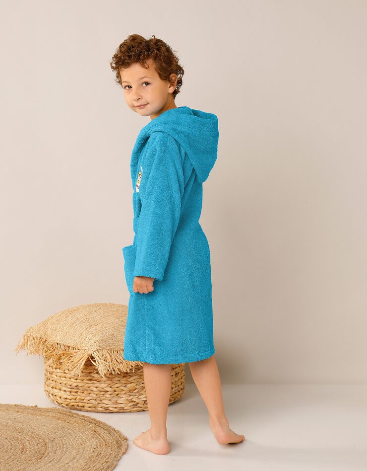 Peignoir de bain Pat'Patrouille® personnalisable (bleu)