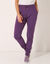 Pantalon jogging en molleton gratté  (violet)
