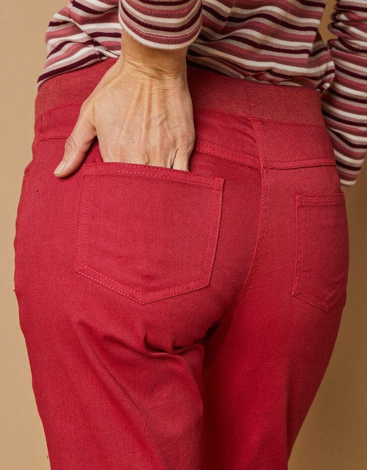 Pantalon coupe "boyfriend" ultra confort (tomette) Pantalon coupe "boyfriend" ultra confort (tomette)