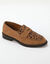 Mocassins motif l&eacute;opard (marron)