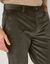 Pantalon chino velours fines c&ocirc;tes  (vert gris&eacute;)