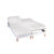 Drap-housse uni sommier articulé polyester-coton bonnets 26 cm (blanc)