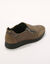 Baskets zippées spécial pieds sensibles en tissu extensible  (taupe)