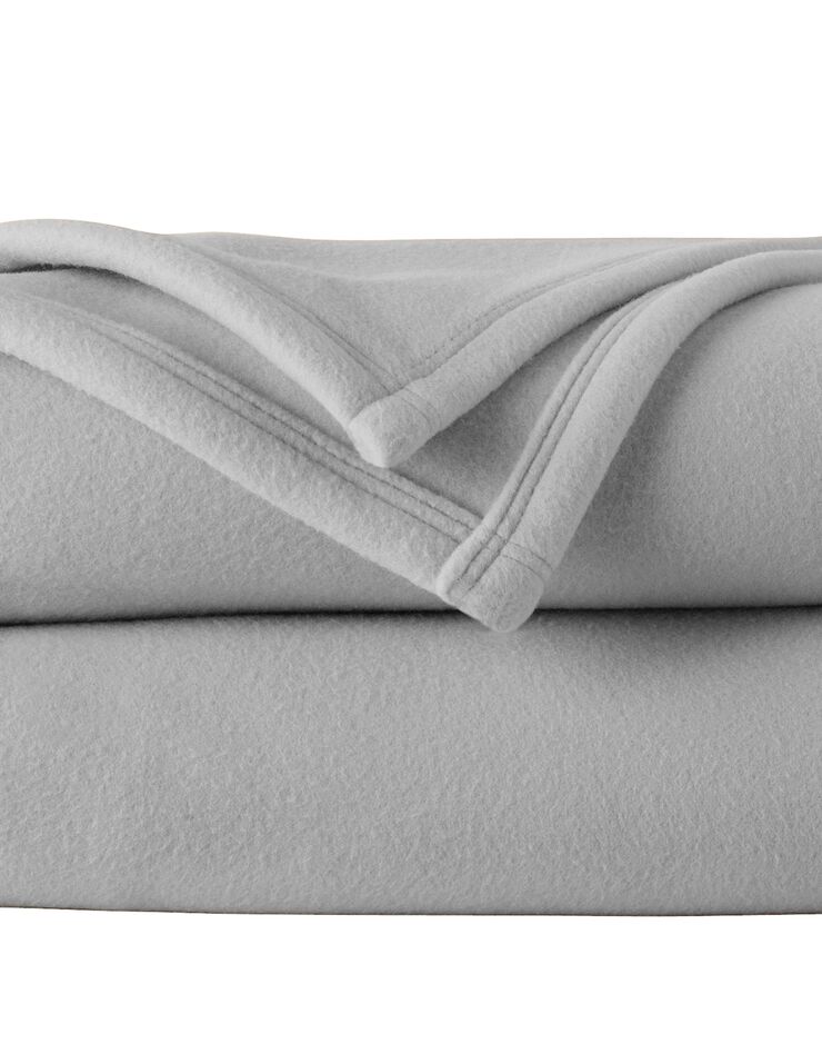 Couverture polaire Thermotec® qualité luxe 450g/m2 (gris clair)