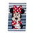 Drap de bain enfant Disney® Minnie personnalisable - éponge (rouge / bleu)