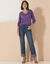 Pull col V (parme)