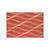 Tapis d&eacute;coratif motif vagues (terracotta)