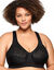 Soutien-gorge grand maintien "Magic Lift Glam"®  -  sans armatures (noir)