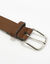 Ceinture en croûte de cuir tannage végétal (caramel)