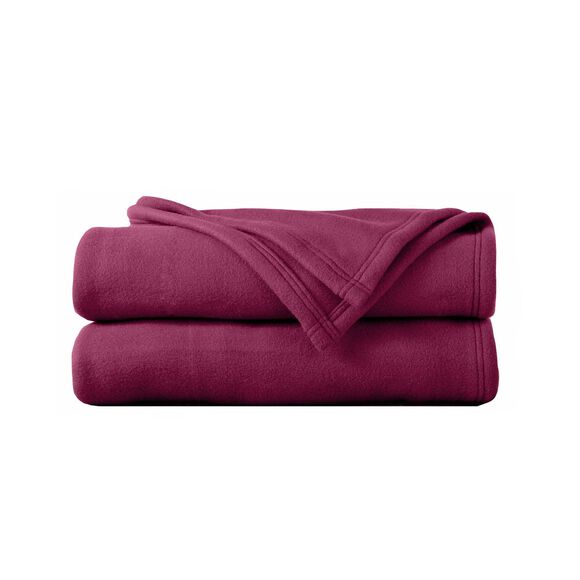 Composition • Maille polaire 100% polyester, 450 g/m²  Description • Couverture polaire Thermotec® réputée pour ses qualités d'excellence : contact i (prune)