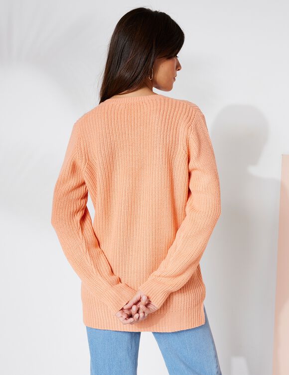 Pull molletonné gris à logo de renard Maison Kitsuné en solde