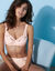 Soutien gorge uni brodé Olbia - avec armatures (poudre)
