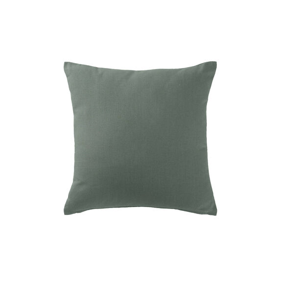 Housse de coussin unie bachette - lot de 2 (eucalyptus)