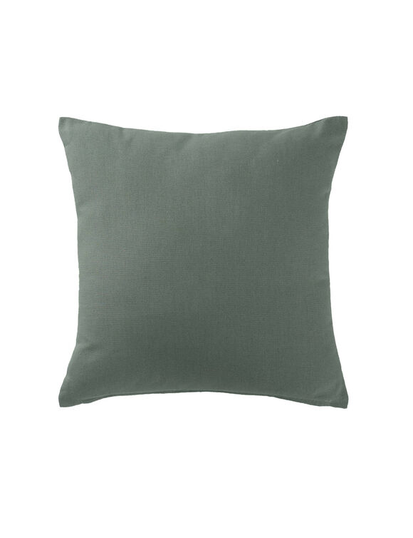 Housse de coussin unie bachette - lot de 2 (eucalyptus)
