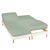 Drap-housse uni sommier articulé coton - bonnets 26 cm (vert amande)