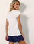 Pyjama short imprimé fond marin (marine)