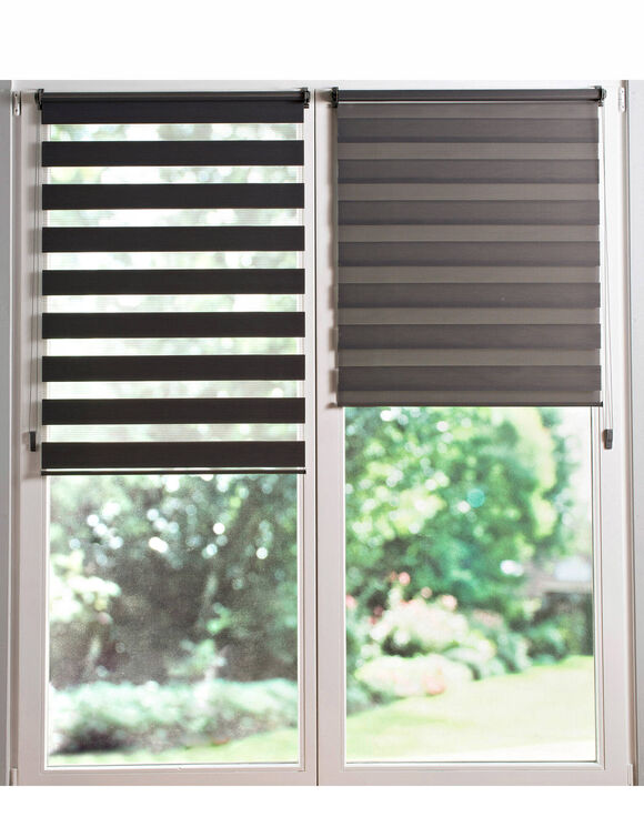 Store jour/nuit à clipser (gris)