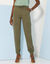 Pantalon cargo, maille milano (kaki)