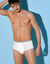 Slip ouvert taille haute - lot de 2 (blanc)