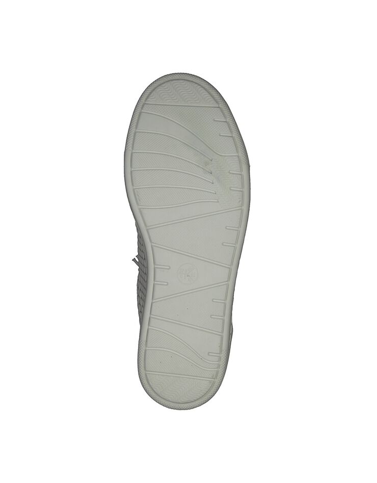 Baskets basses à lacets imprimé 3D - grande largeur (blanc)