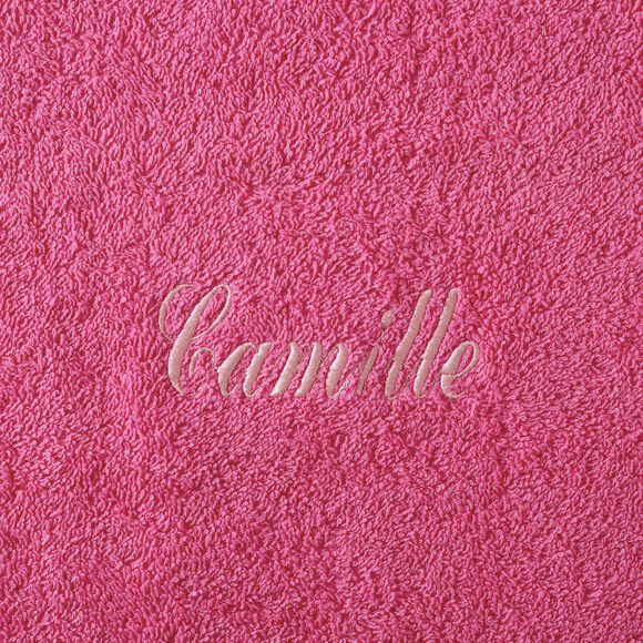 Collection serviettes de bain personnalisables confort moelleux (fuchsia)