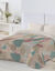 Couette microfibre imprimé Catalan 200 g/m² (bleu / rose)