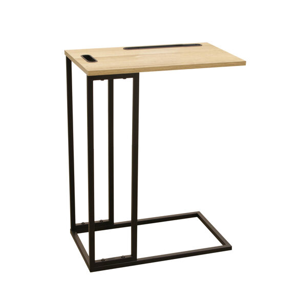 Table d'appoint style industriel STOCKIES (naturel)