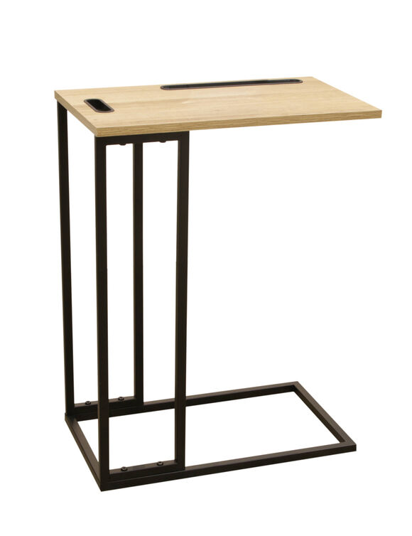 Table d'appoint style industriel STOCKIES (naturel)