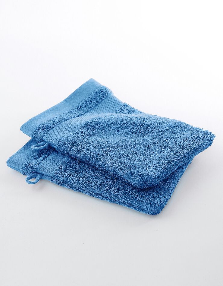 Éponge unie coton modal 500 g/m² (bleu marine)