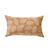Housse de coussin imprimé petites feuilles - lot de 2 (ocre)