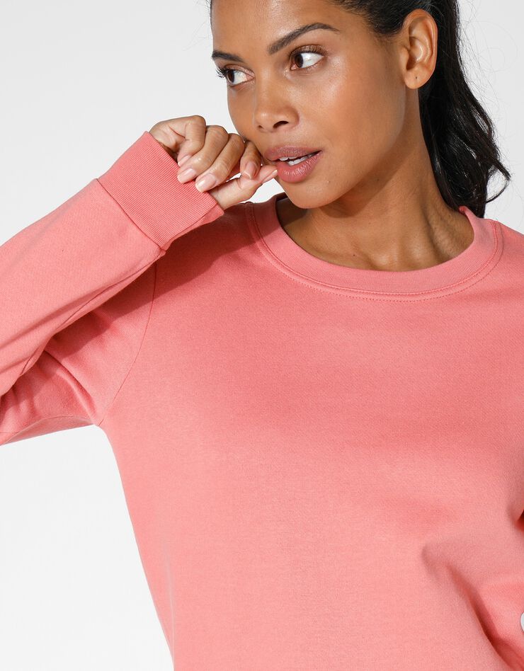 Sweat molleton uni (corail grisé) Sweat molleton uni (corail grisé)
