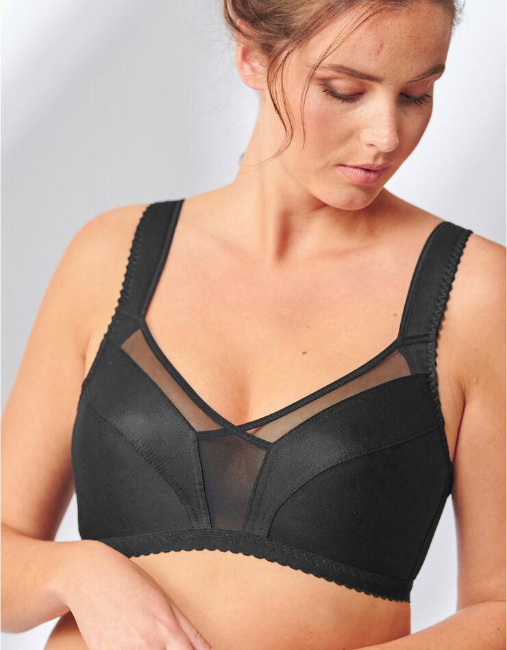 Soutien-gorge minimiseur peau - sans armatures (noir) Soutien-gorge minimiseur peau - sans armatures (noir)